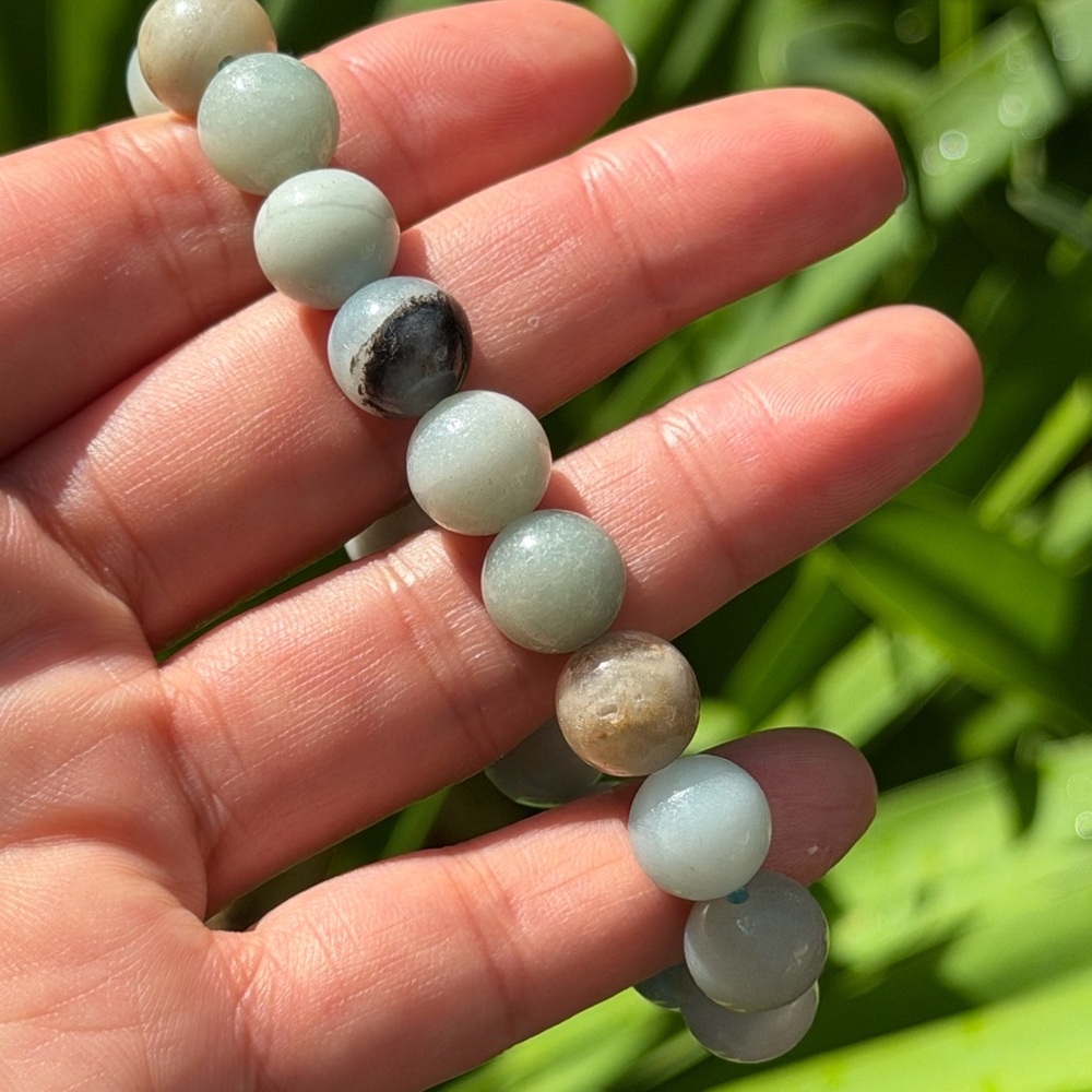 10mm stretchable Carribean Calcite bracelet 0440‎ - Picture 7 of 9